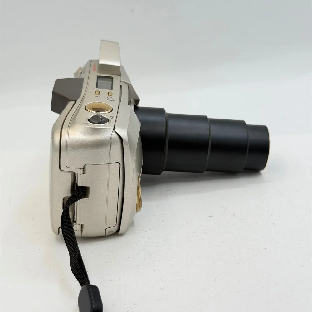 Olympus Infinity Stylus Zoom 140 Deluxe 35mm Film Camera Champagne FOR PARTS